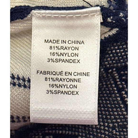 CeCe by Cynthia Steffe Brand Fit & Flare Dress Stretch Rayon Blend Women Size L - Picture 7 of 14